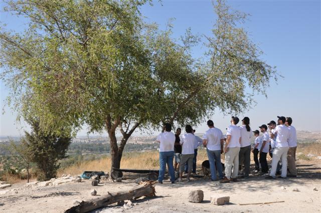 תצפית נוף מתל חדיד    צילום: רונית סבירסקי