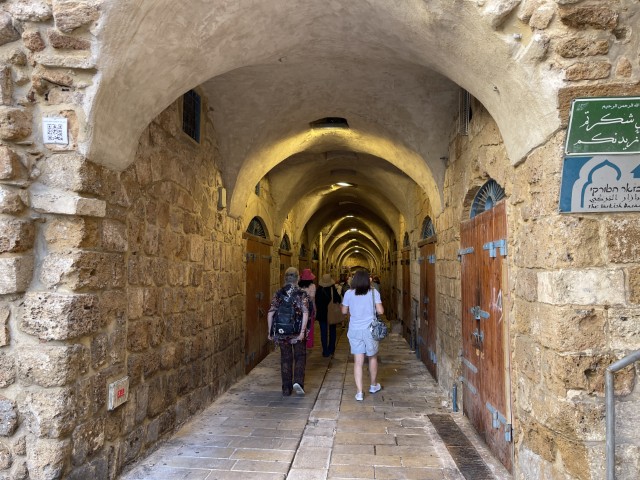 הבזאר הטורקי בעיר העתיקה עכו