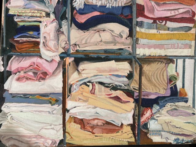 ציור שמן של האמנית דינה פורת