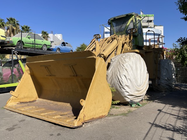 טרקטור שאפשר לטפס עליו במוזיאון המשאיות ברמלה