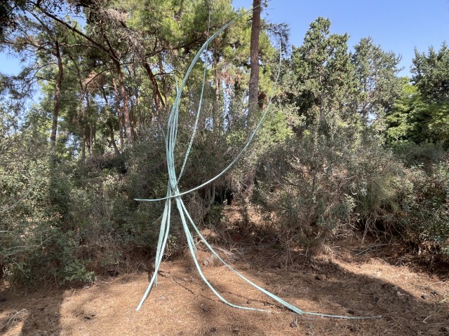 יצירת האמן משה רואס - מרום בתערוכה בשיחים