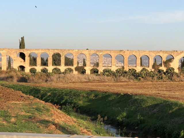 אמת המים מימי הטורקים בחוות קיבוץ רגבה