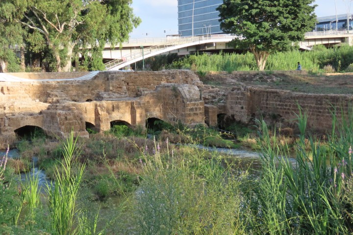 שרידי עשר הטחנות "טאחונת אל-הדר" בנחל הירקון