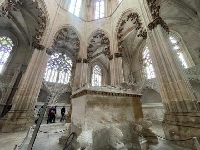 The Founder Chapel Capela do Fundador with royal tombs at Batalha Monastery