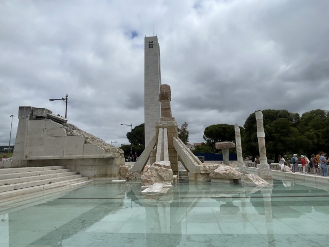Eduardo VII Park overlooking central Lisbon