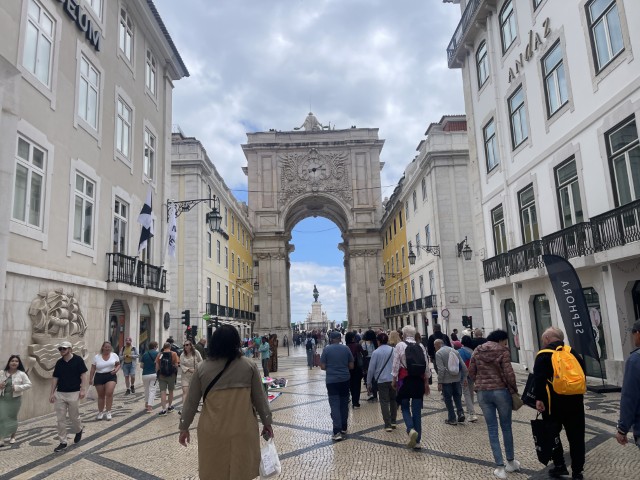 Rua Augusta Arch in Lisbon